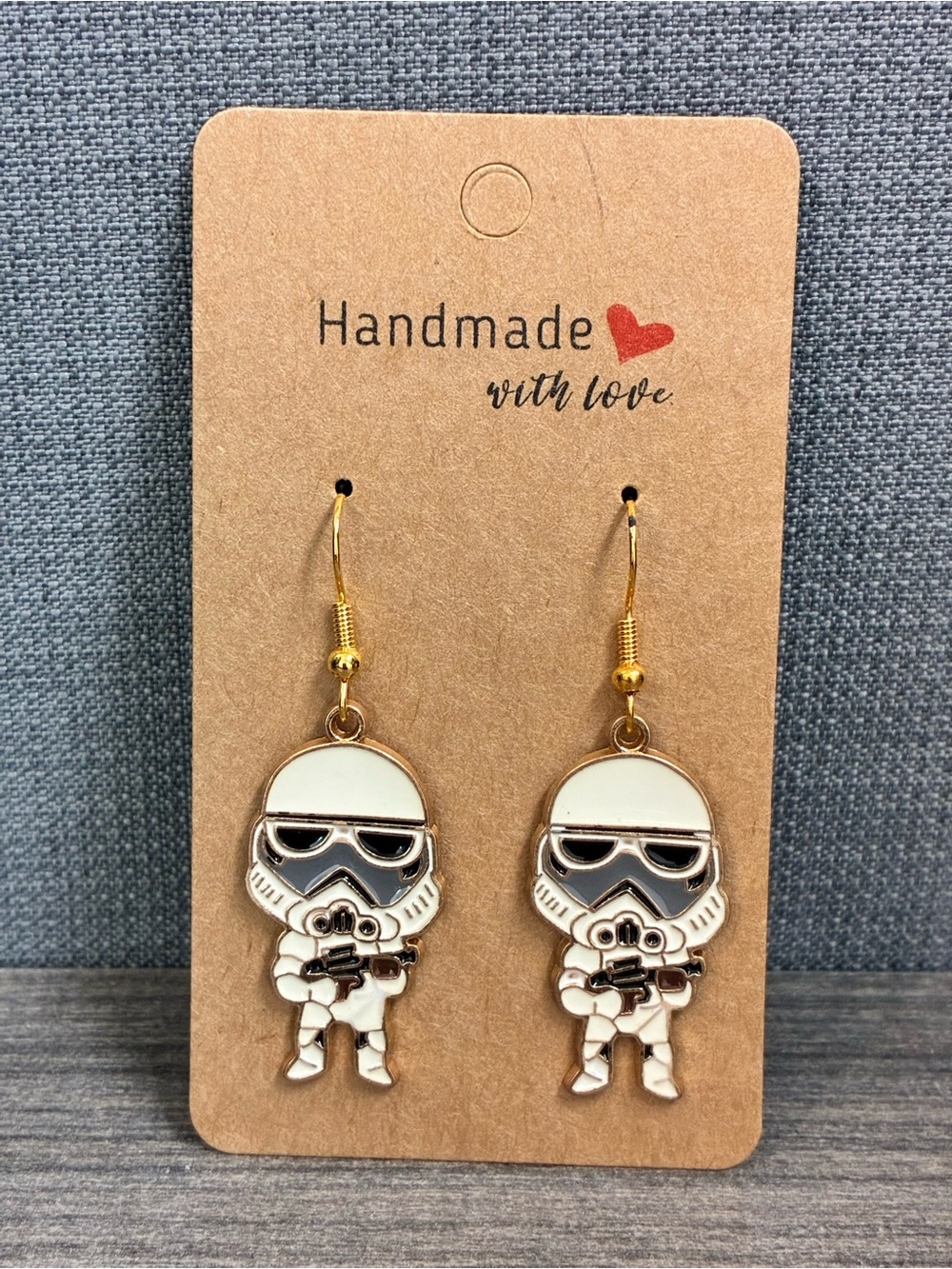Handmade Disneys Star Wars Storm Troopers Earrings